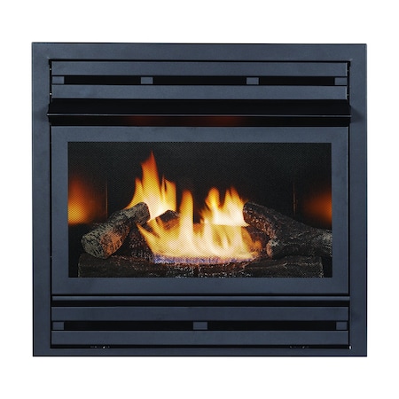 Zero Clearance Firebox With NG Gas Log Insert, 28